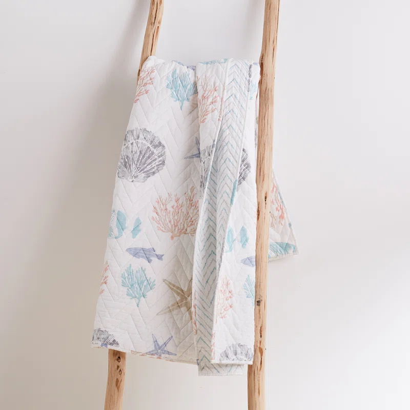 Levtex home Blue Sea Quilted Throw