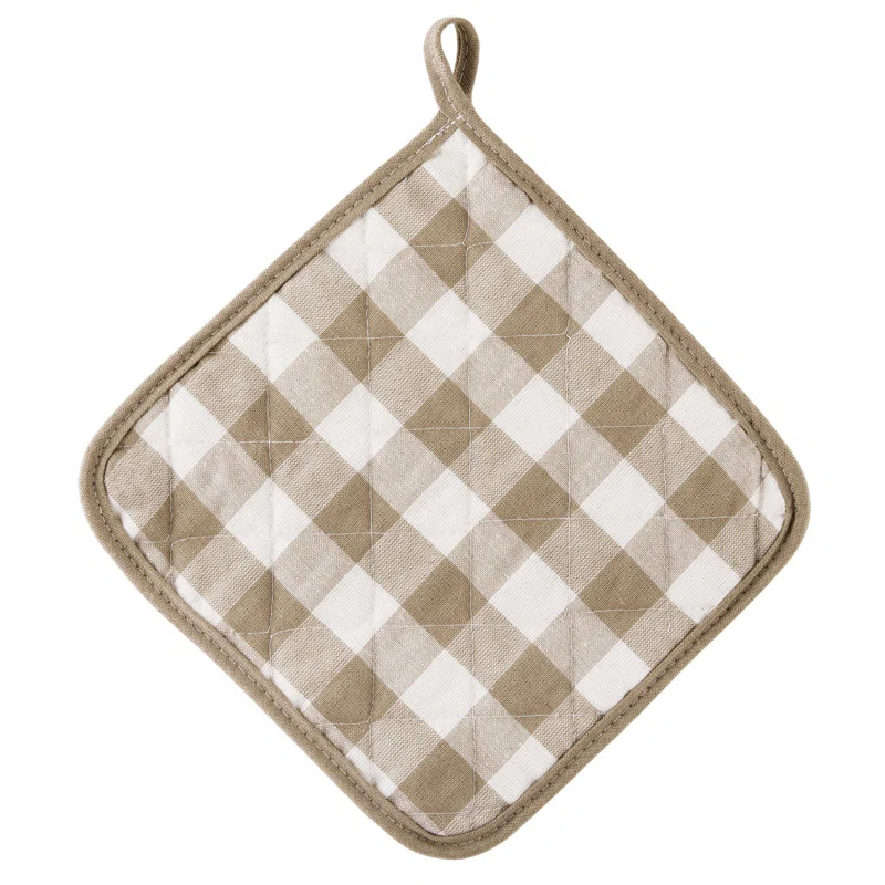 Achim Importing Co Achim Importing Co Checkered Cotton Potholder Set (Set of 2)