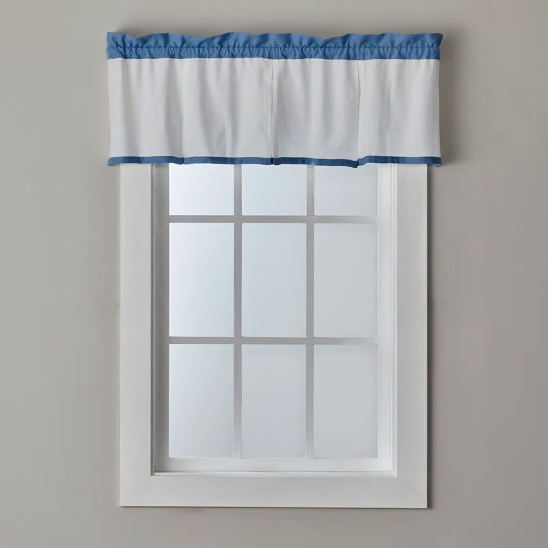 SKL Home Striped Tailored 48'' W Window Valance