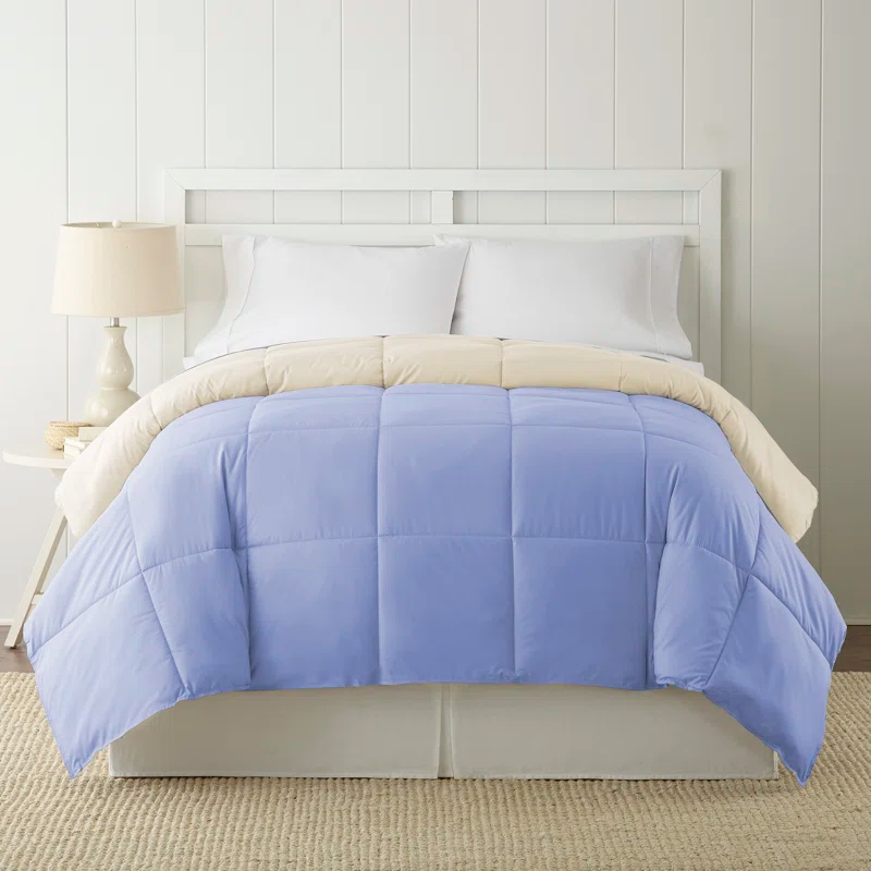 Modern Threads Modern Threads Sanctuary by PCT Down Alternative Microfiber Quilted Reversible Comforter & Duvet Insert - Soft, Comfortable Alternative to Goose Down - Bedding for All Seasons