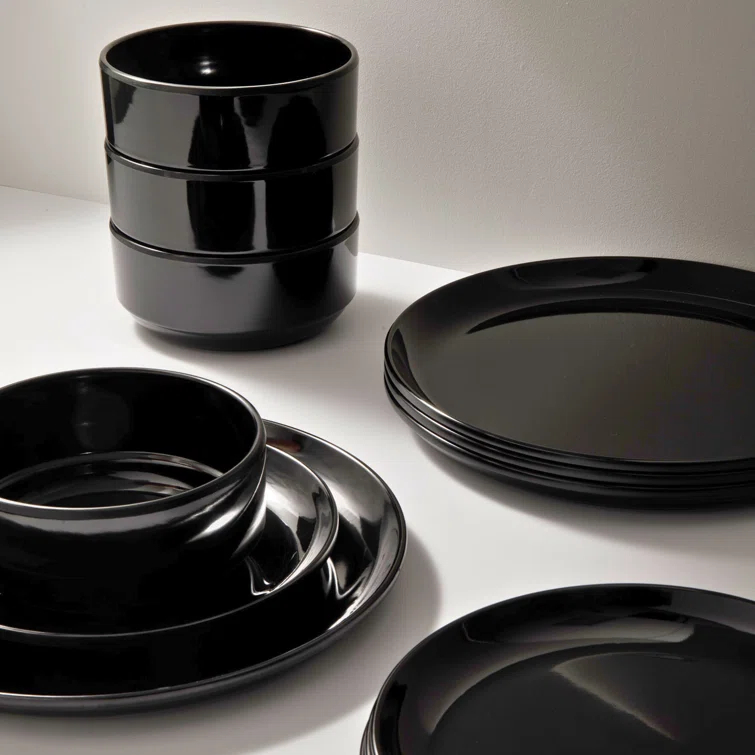 Marbella Melamine Stacking Salad Plate (Set of 4)