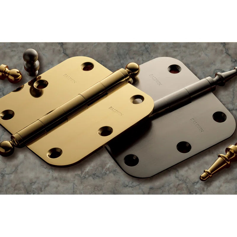 Baldwin 3.5" H x 3.5" W Butt Bearing Single Door Hinge