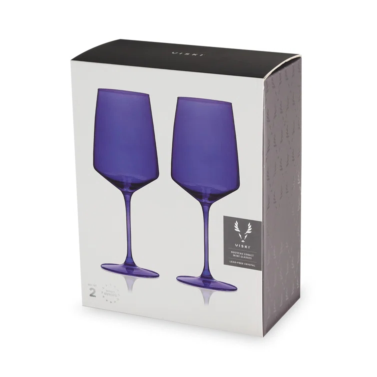 Reserve Nouveau Crystal Wine Glasses (Set of 2)