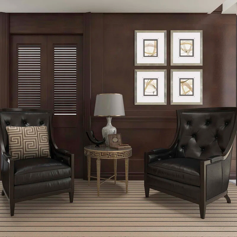 Paragon Scroll Series I Framed Art (Set of 4)