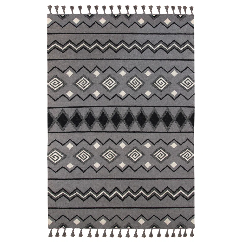 Union Rustic Oneil Performance Wool Moroccan Indoor Rug