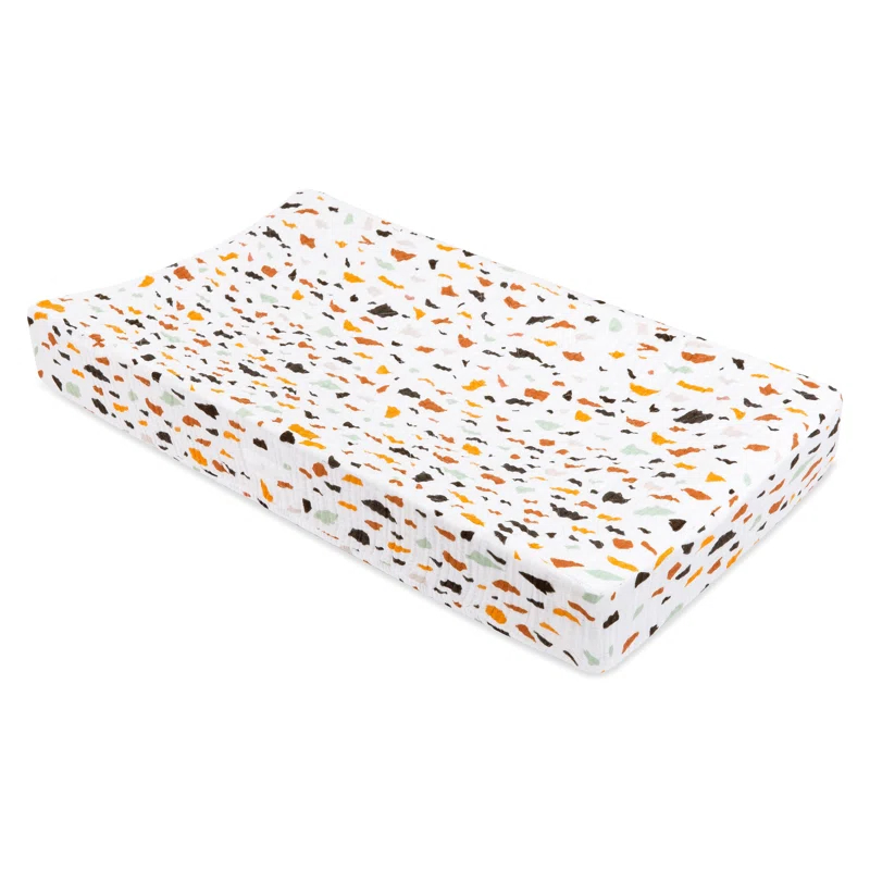 babyletto Terrazzo Quilted Muslin Changing Pad Cover