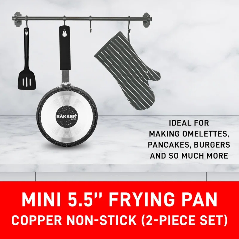 Lifemaster Lifemaster Steel Non-Stick Skillet with Lid