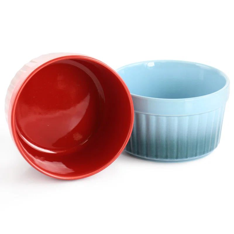 Crock-pot Crock-pot Round Stoneware 6 Piece Ramekin Bakeware Set (Set of 6)