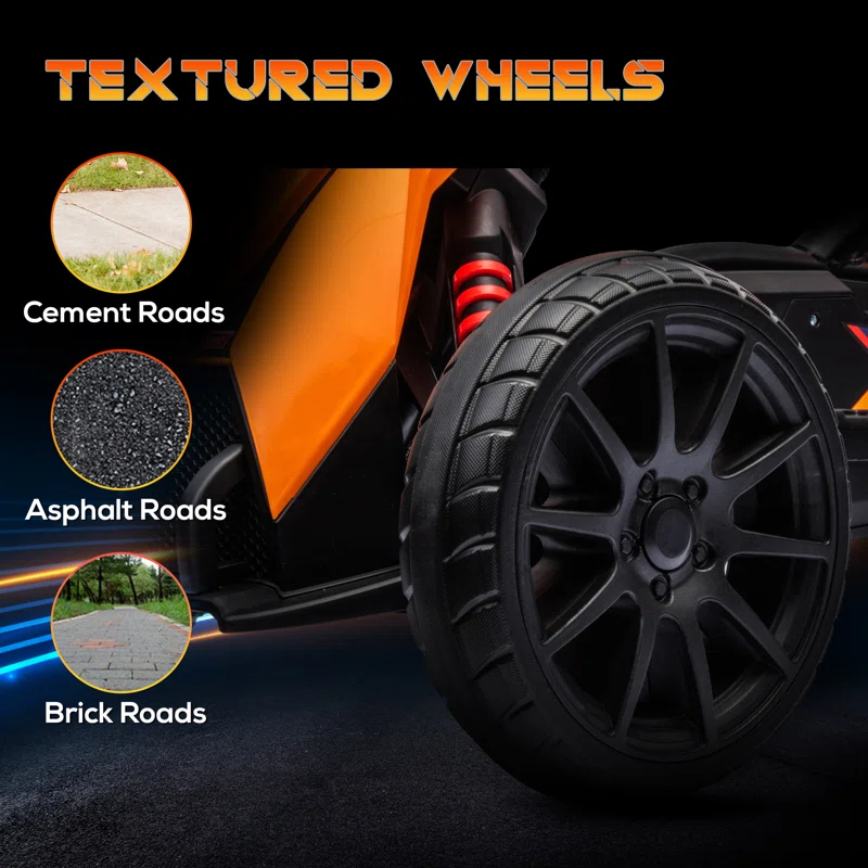 Aosom 12V Electric  for Kids, Outdoor Ride-On Toy