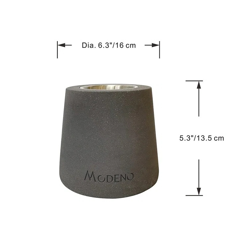 Envelor Entta Stone Bio-Ethanol Outdoor Tabletop Fireplace