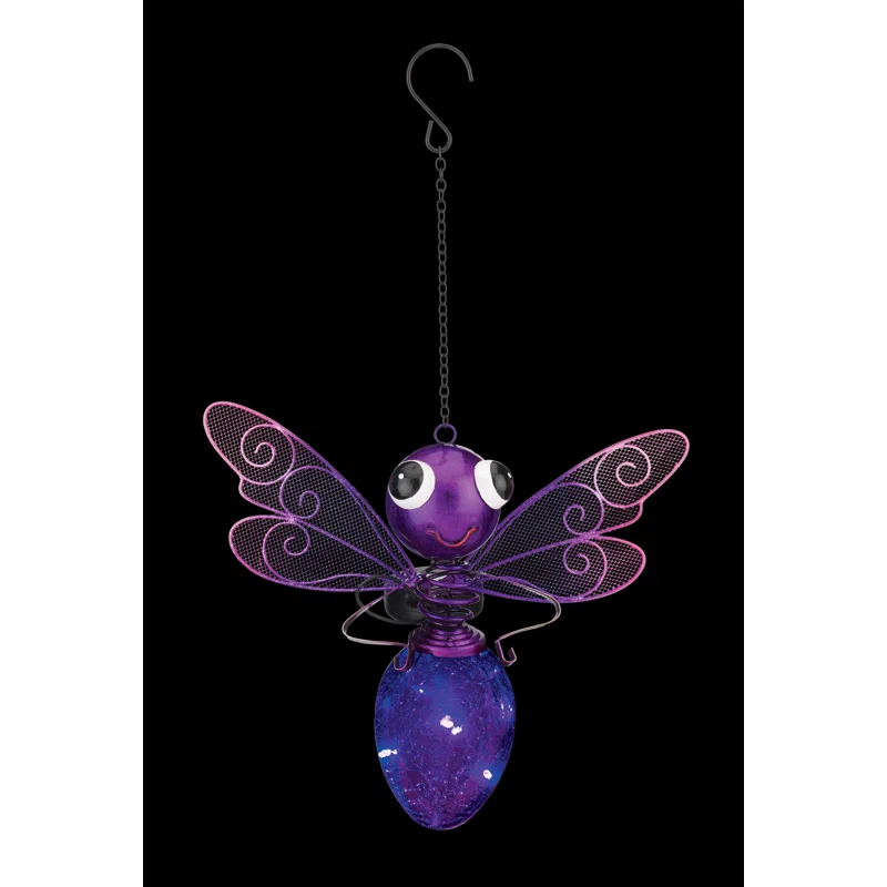 13'' Solar Powered Outdoor Hanging Light