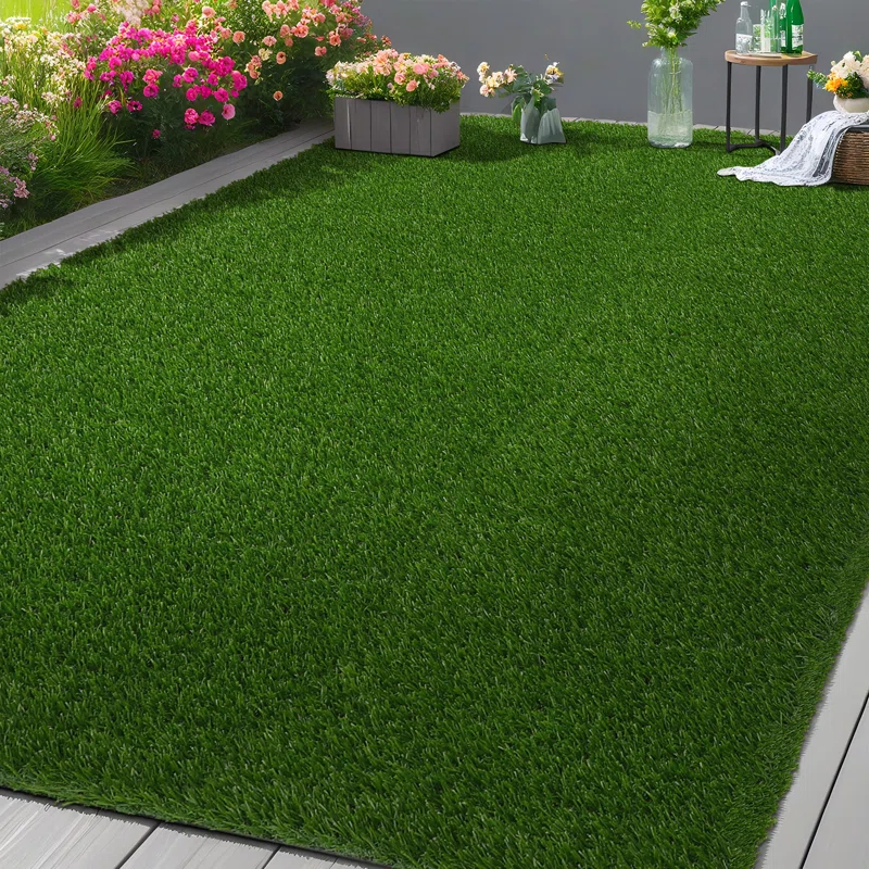 SHACOS Artificial Grass Turf Rugs and Rolls