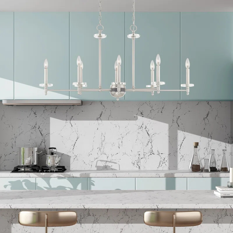 Willa Arlo™ Interiors Christofer 8 - Light Dimmable Transitional Linear Chandelier
