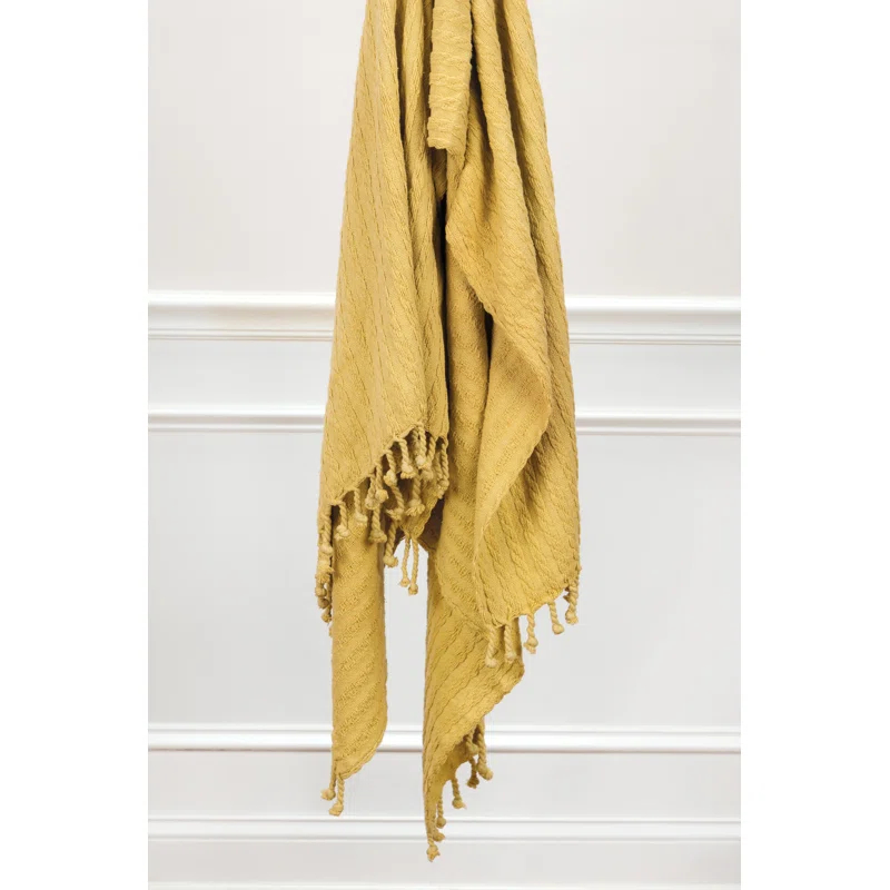 Rizzy Home Hand Woven Throw Blanket