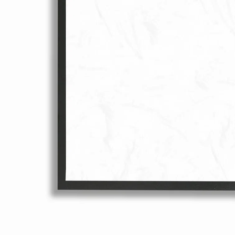 Stupell Industries " Grow Phrase Minimal Text Over Grass Pattern " by Daphne Polselli