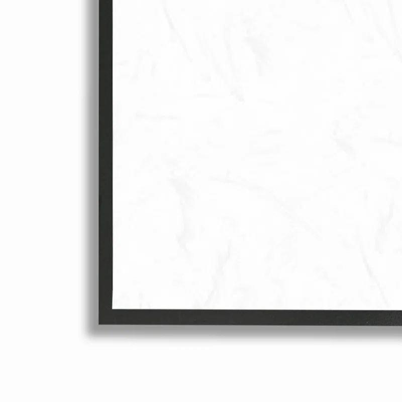Stupell Industries " Grow Phrase Minimal Text Over Grass Pattern " by Daphne Polselli