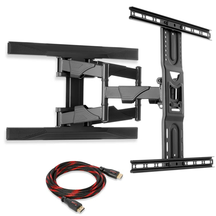 Mount Factory Mount Factory Full Motion TV Wall Mount for Flat Screen TVs 42-70", Holds up to 100 Lbs.