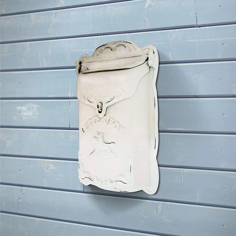 Cara Cast Iron Wall Mounted Mailbox