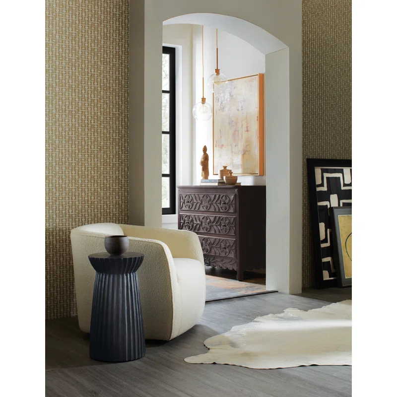 Commerce And Market Solid Wood End Table