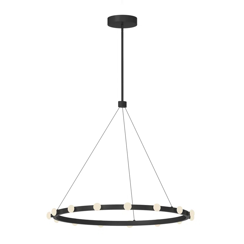 Kuzco Lighting Rezz 12 - Light Dimmable LED Geometric Chandelier