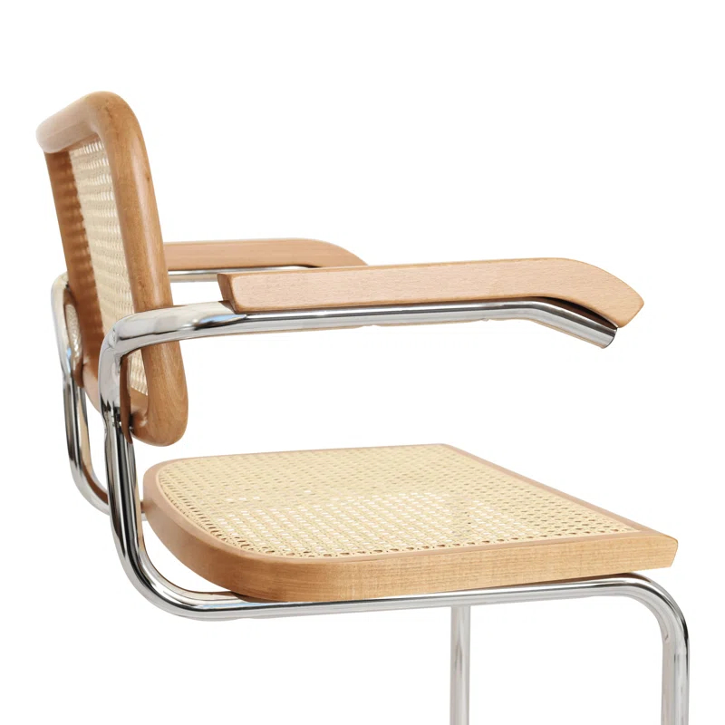 Breuer Chair Company Marcel Breuer Cesca Cane Cantilever Dining Armchair Arm Chair