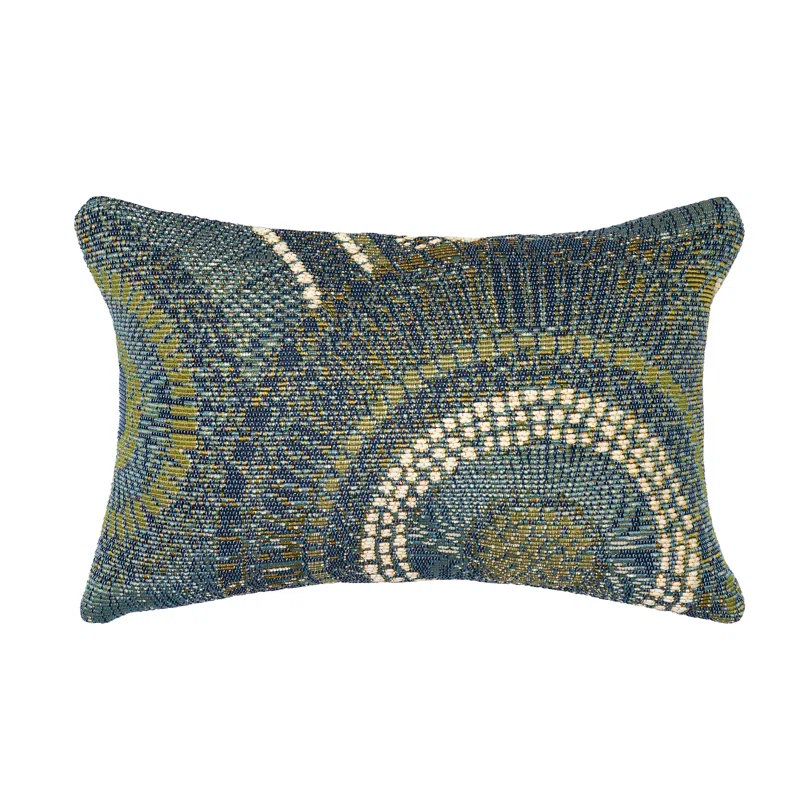 Marina Abstract Indoor/Outdoor Throw Pillow