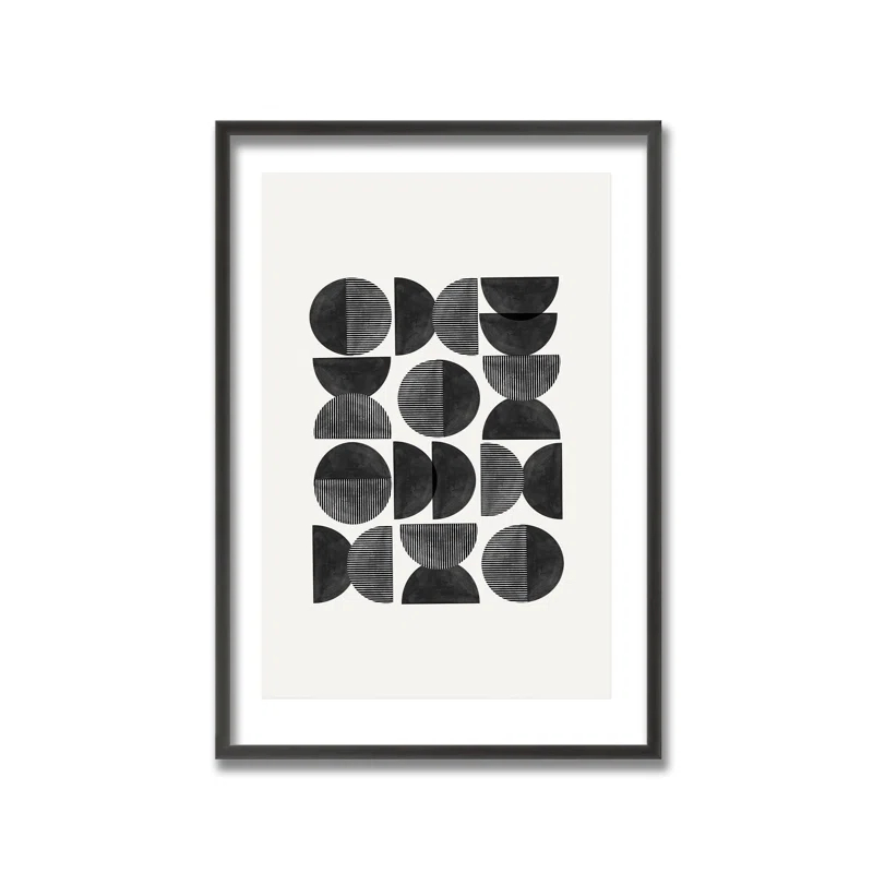 Ready2hangart " Mid Century, Geometric By The Miuus Studio " by The Miuus Studio