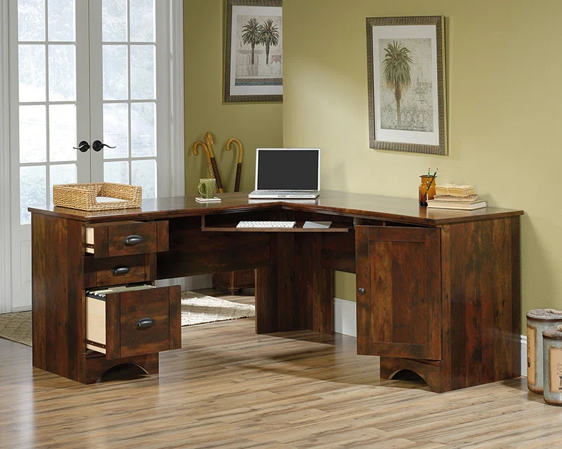 Millwood Pines Domen Harbor View Corner Computer Desk