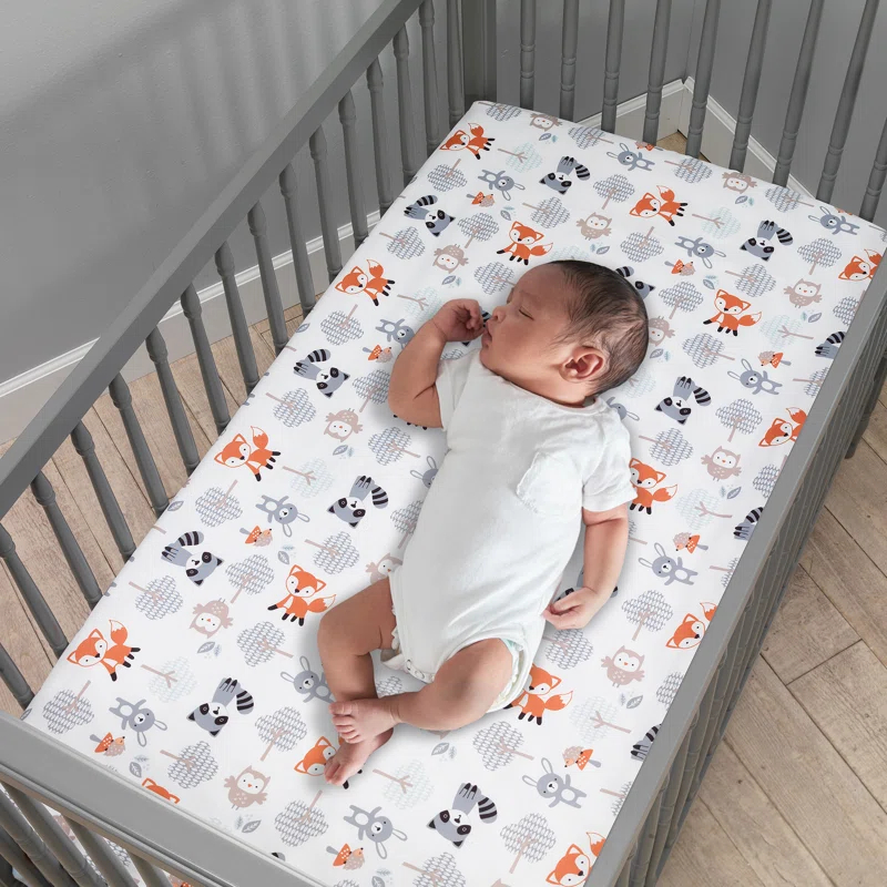 Bedtime Originals Woodland Friends 3 Piece Crib Bedding Set
