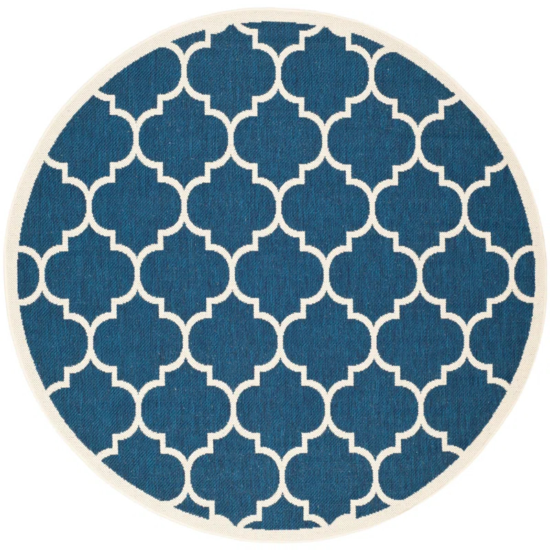 Courtyard Performance Geometric Rug