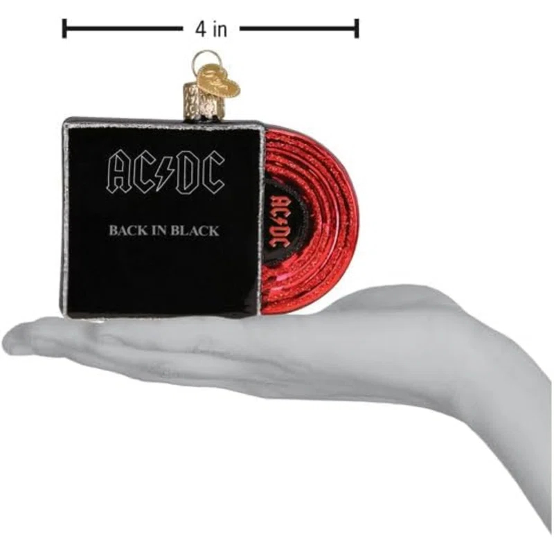 Old World Christmas Glass Text & Numbers Hanging Figurine Ornament