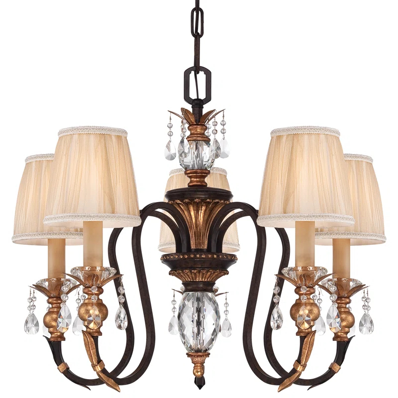 Metropolitan by Minka Bella Cristallo 5 - Light Classic / Traditional Chandelier