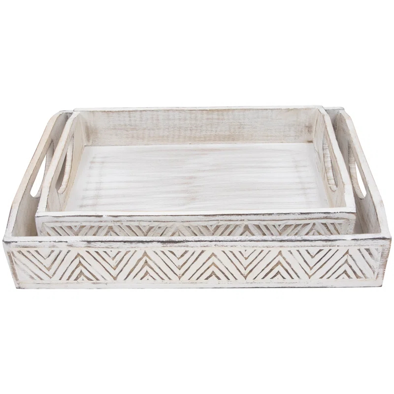 Northlight Seasonal Tray - Set of 2