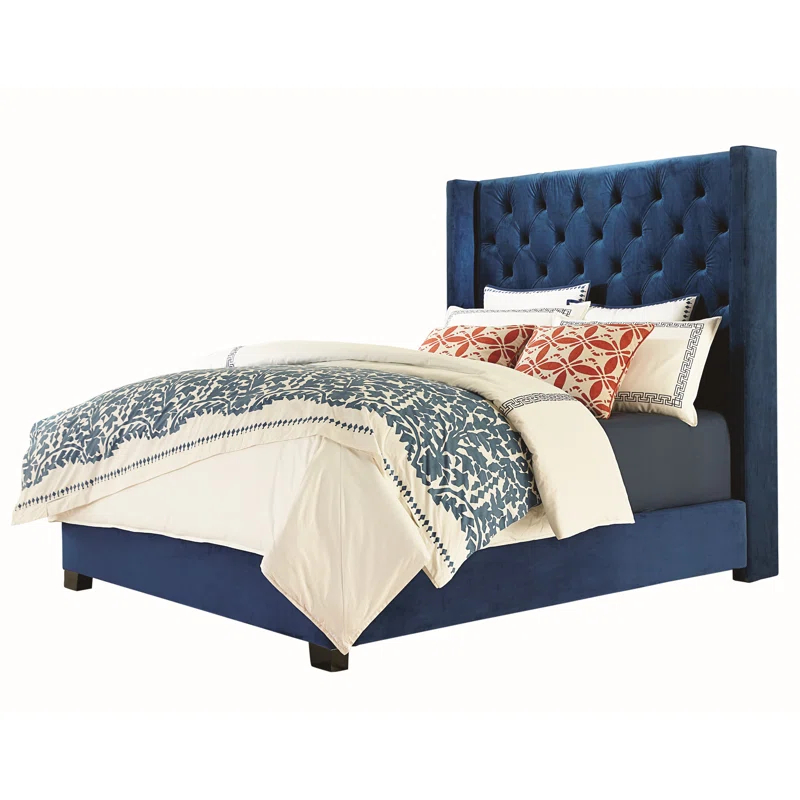 Greyleigh™ Abeyta Upholstered Wingback Bed