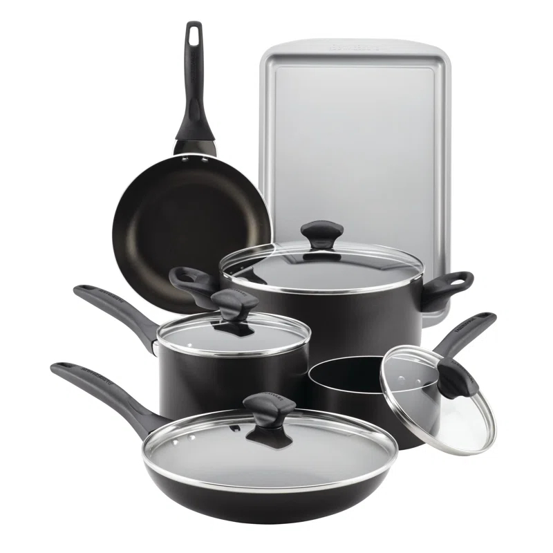 Farberware Farberware Dishwasher Safe Nonstick Cookware Pots and Pans