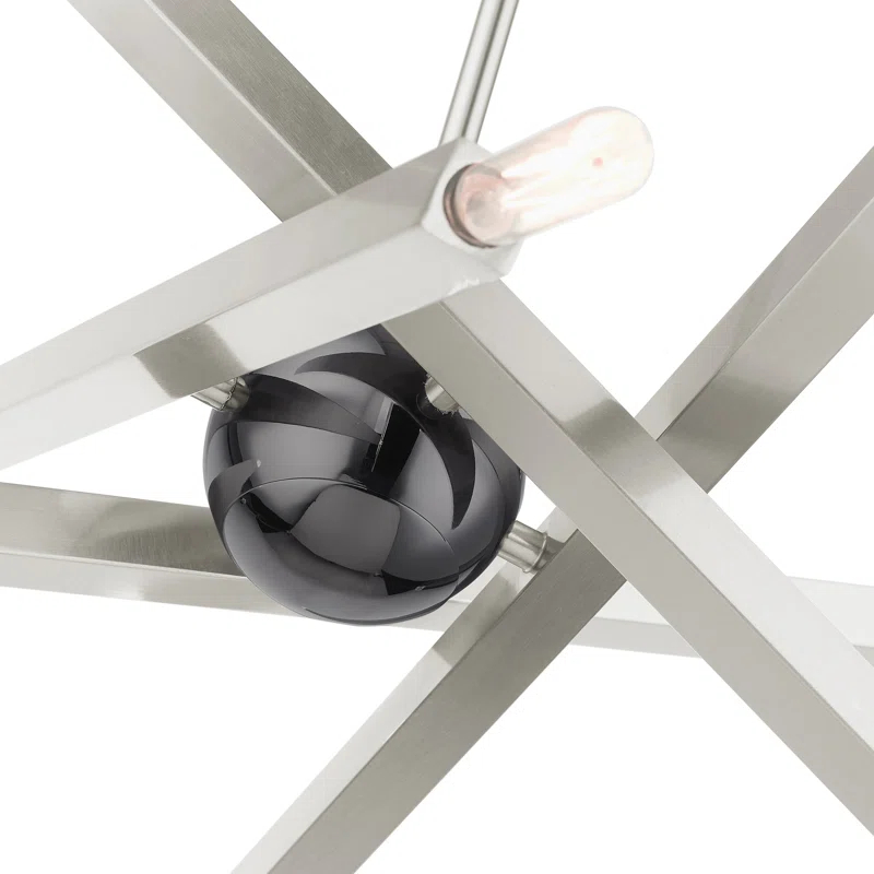 Mercury Row® Lydia 8 - Light Dimmable Modern Linear Chandelier
