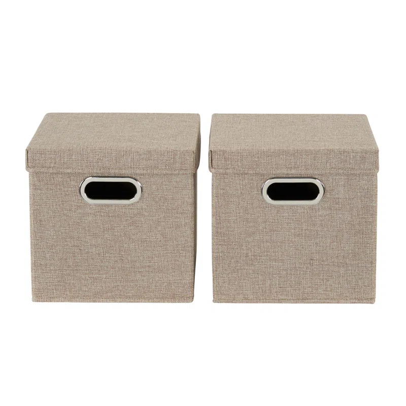 Household Essentials Household Essentials Fabric Bin (Set of 2)