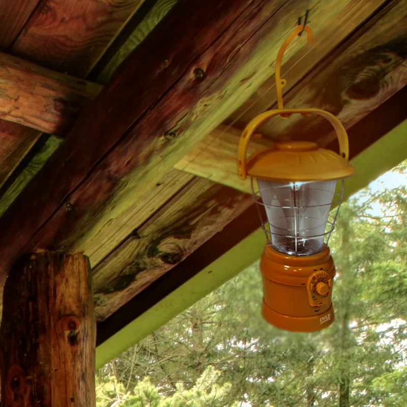 Pyle 9'' Battery Powered Integrated LED Outdoor Lantern