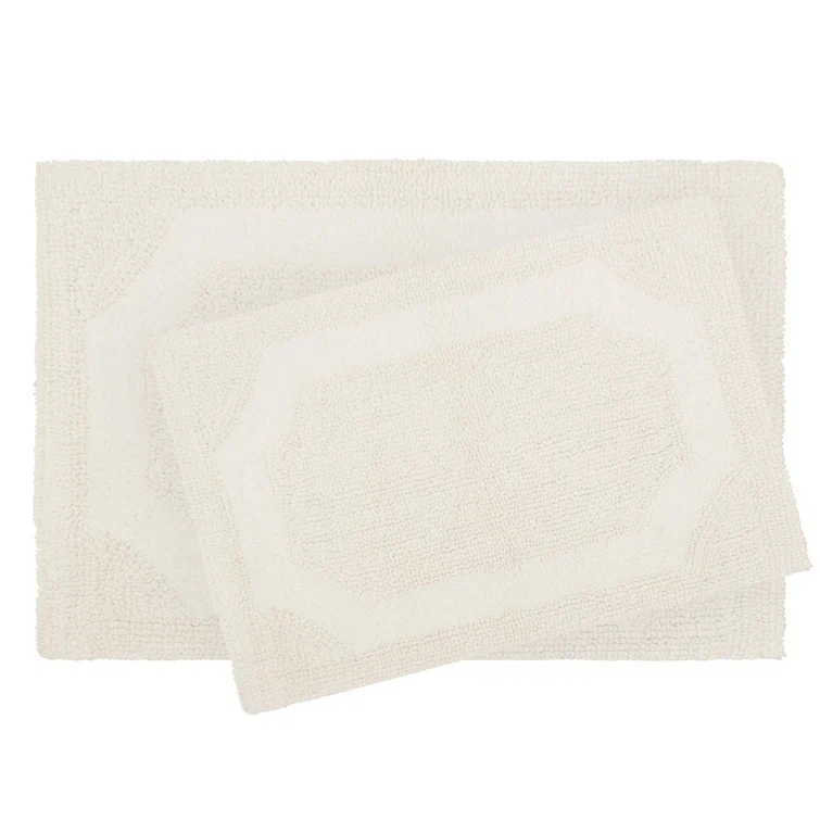 Laura Ashley Laura Ashley Reversible Cotton Bath Rug