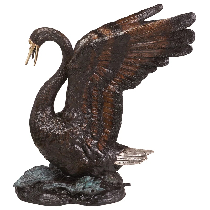 Design Toscano Grace and Beauty Swan Garden Statue
