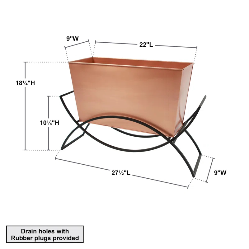ACHLA Odile Metal Pot Planter