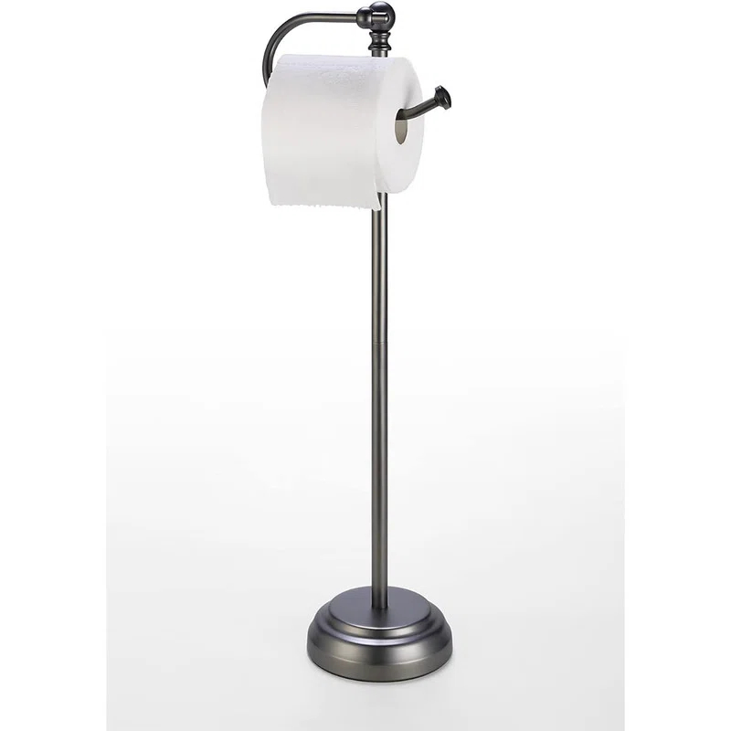 Kiflic L09727SQGQ Free Standing Toilet Paper Holder