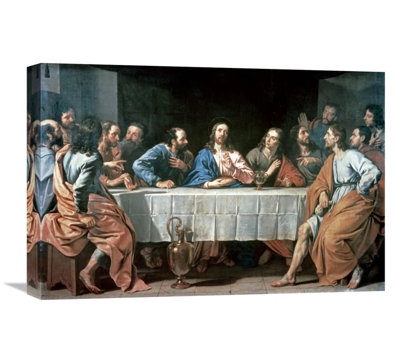 Global Gallery " The Last Supper " by Philippe De Champaigne