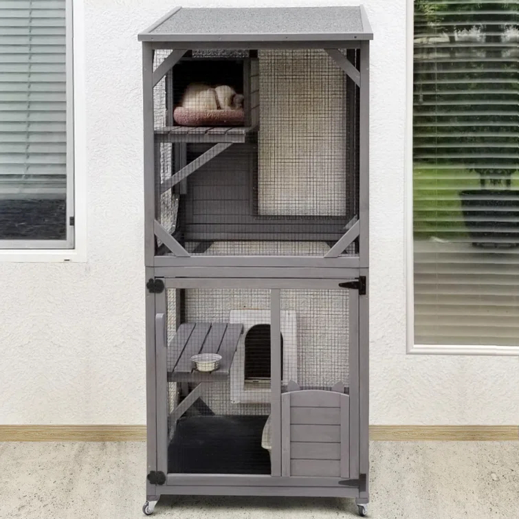 Aivituvin Portable Cat Playpen