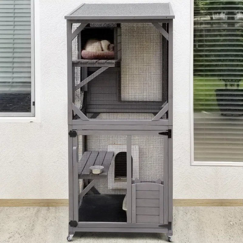 Aivituvin Portable Cat Playpen