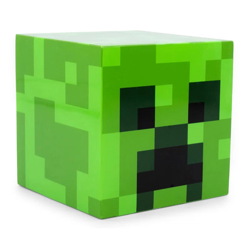 Ukonic Minecraft Green Creeper Plug-In Nightlight with Auto Dusk to Dawn Sensor