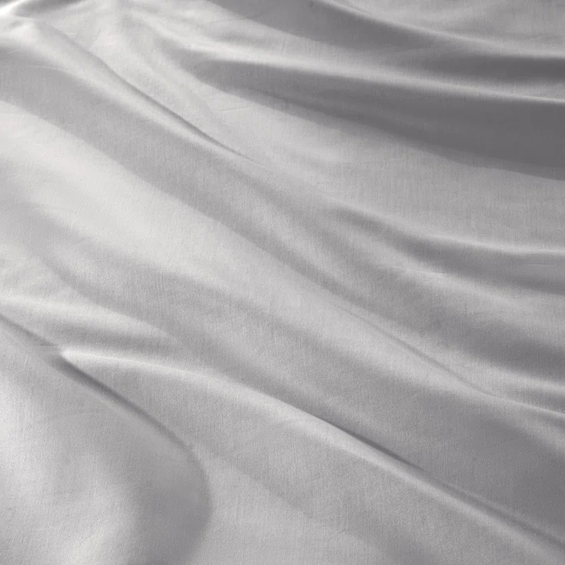 Bare Home Organic Sateen Machine Woven Fitted Sheet