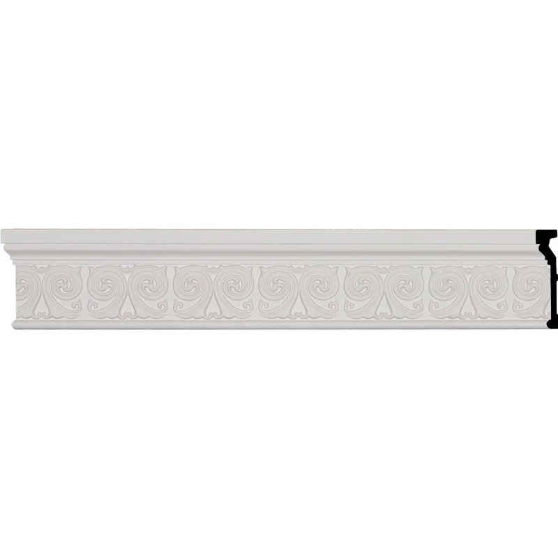 Ekena Millwork Ralston 4.63'' H x 95.88'' W x 1'' D Urethane Chair Rail