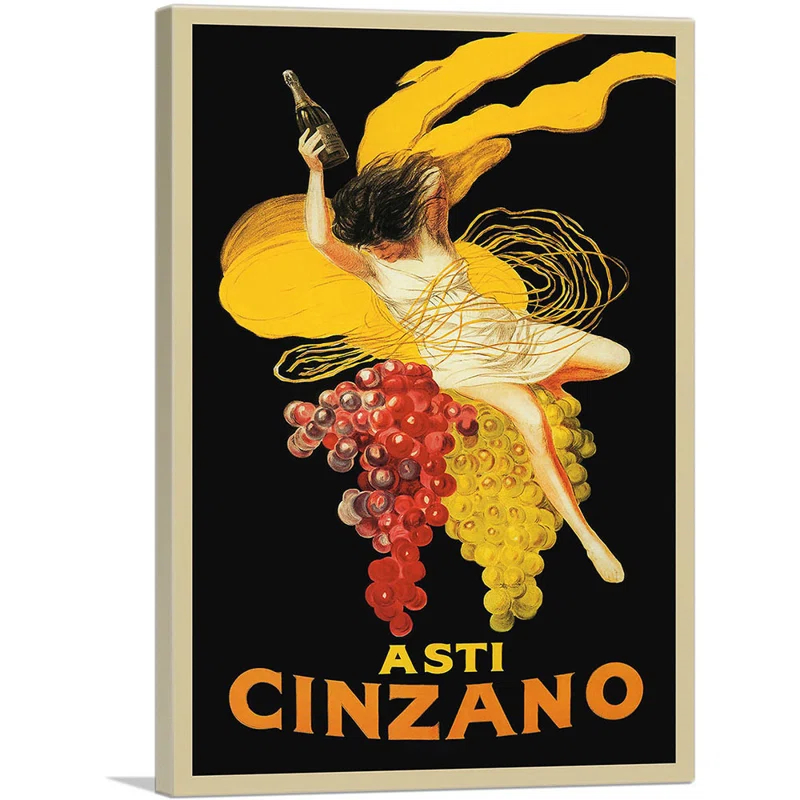 ARTCANVAS " Asti Cinzano 1920 " by Leonetto Cappiello