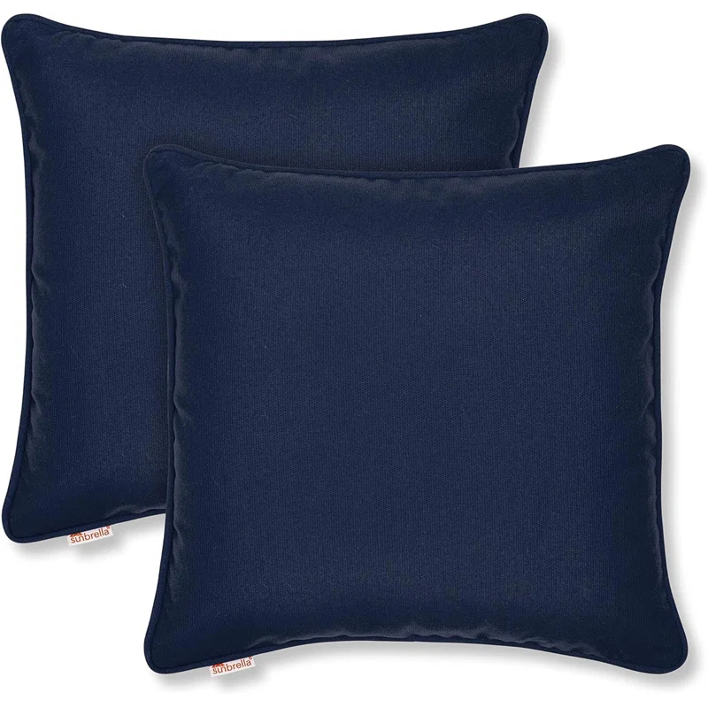 Austin Horn Classics Corded Edge Indoor/Outdoor Reversible Throw Pillow (Set of 2)
